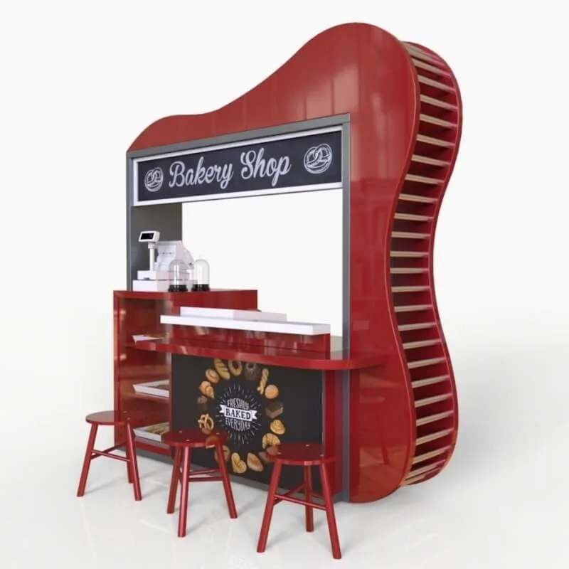 Bakery Counters | Cakes, Pastry Bread Shop Counter – custom retail display image 33