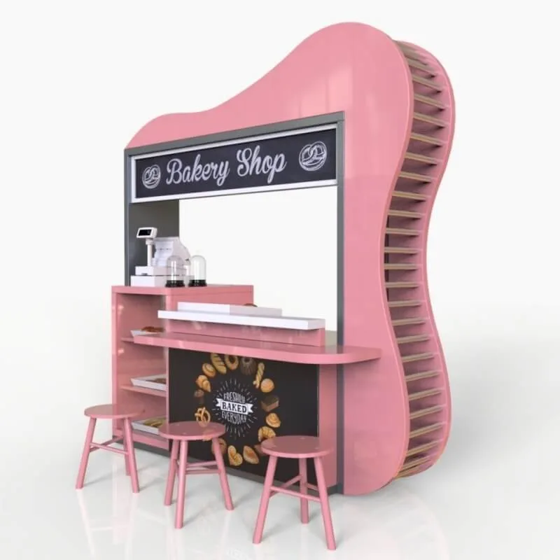 Bakery Counters | Cakes, Pastry Bread Shop Counter – custom retail display image 34