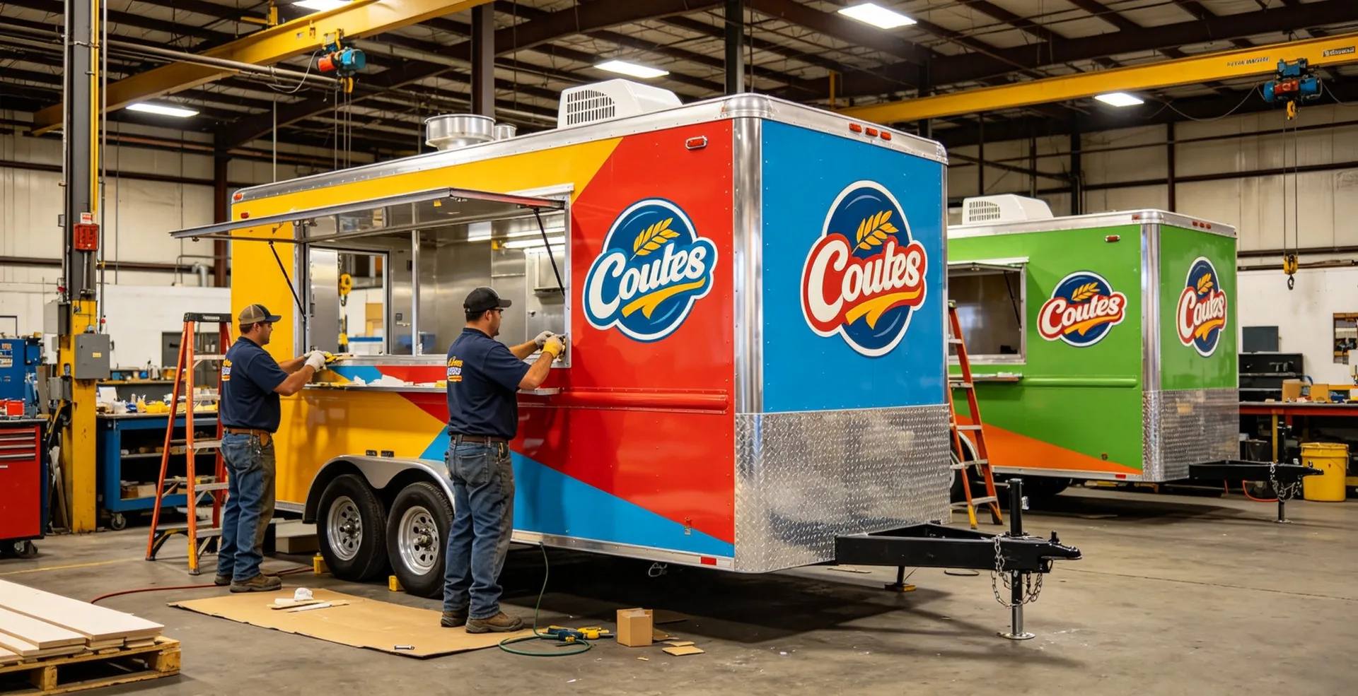 Custom Food Trailers For Sale – custom retail display image 23