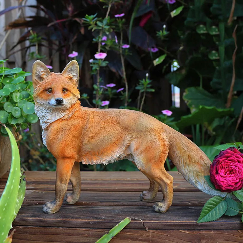 Fox Sculptures, Statues Figurines For Sale | Garden Decor – custom retail display image 22