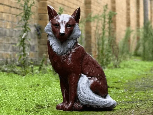 Fox Sculptures, Statues Figurines For Sale | Garden Decor – custom retail display image 5