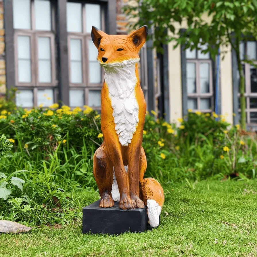 Fox Sculptures, Statues Figurines For Sale | Garden Decor – custom retail display image 24