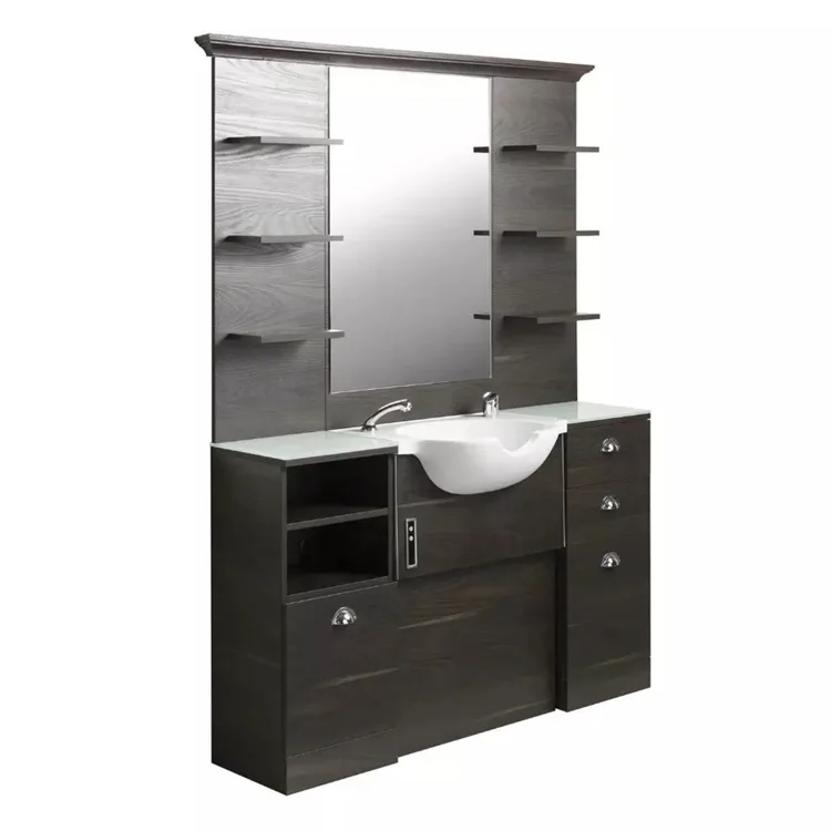 Free Standing Beauty Hair Salon Styling Stations – custom retail display image 2