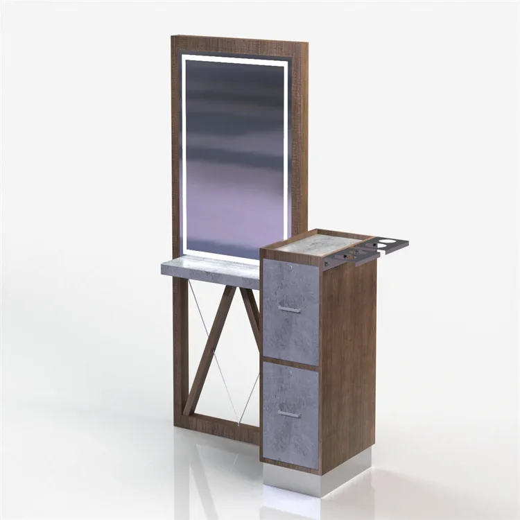 Free Standing Beauty Hair Salon Styling Stations – custom retail display image 39