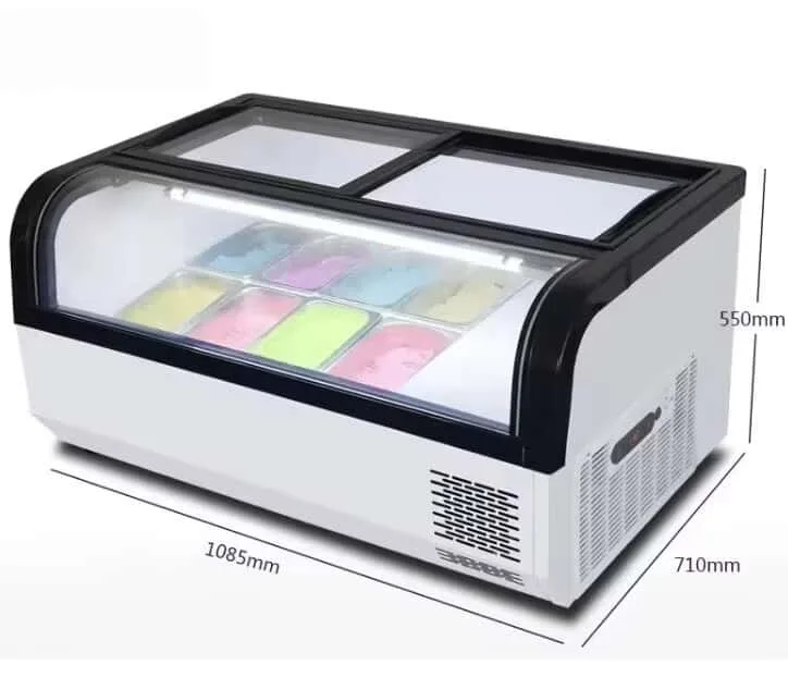 Frozen Yogurt Topping Bar Refrigerator For Sale – custom retail display image 5