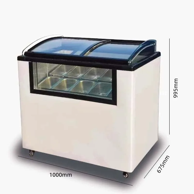 Frozen Yogurt Topping Bar Refrigerator For Sale – custom retail display image 10