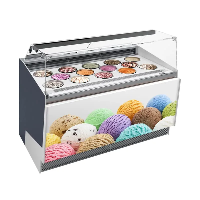 Frozen Yogurt Topping Bar Refrigerator For Sale – custom retail display image 18