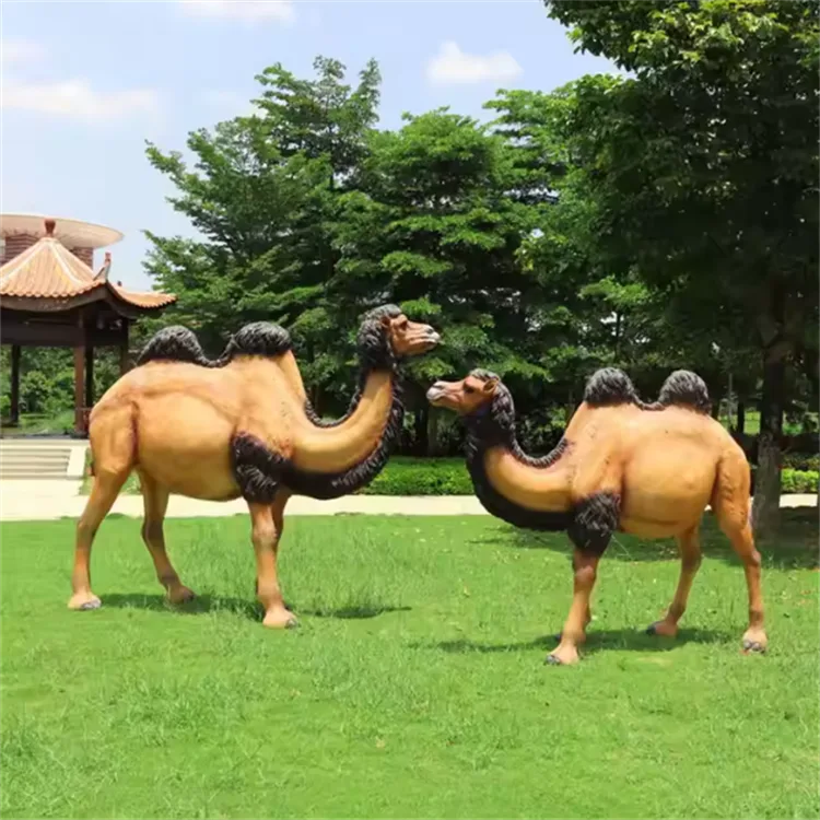 Giraffe Statues Sculptures | FRP African Wildlife Statues – custom retail display image 27