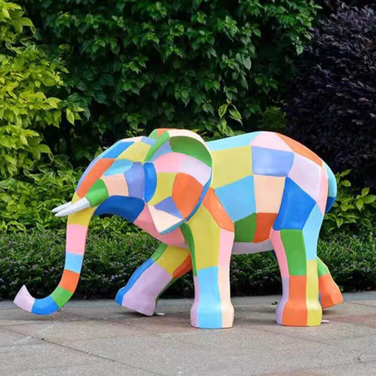 FRP Elephants Statues, Sculptures Ornaments | Outdoor – custom retail display image 1