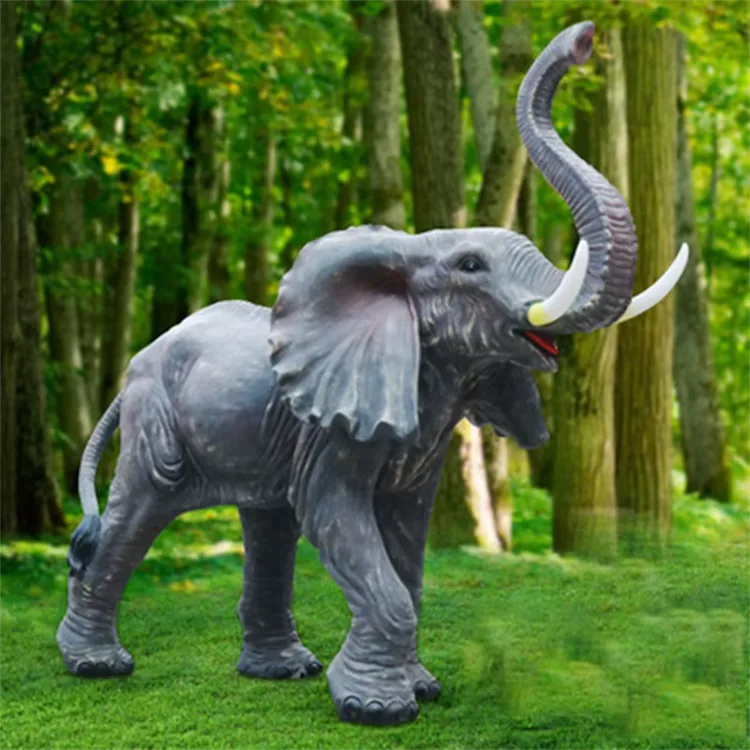 FRP Elephants Statues, Sculptures Ornaments | Outdoor – custom retail display image 2
