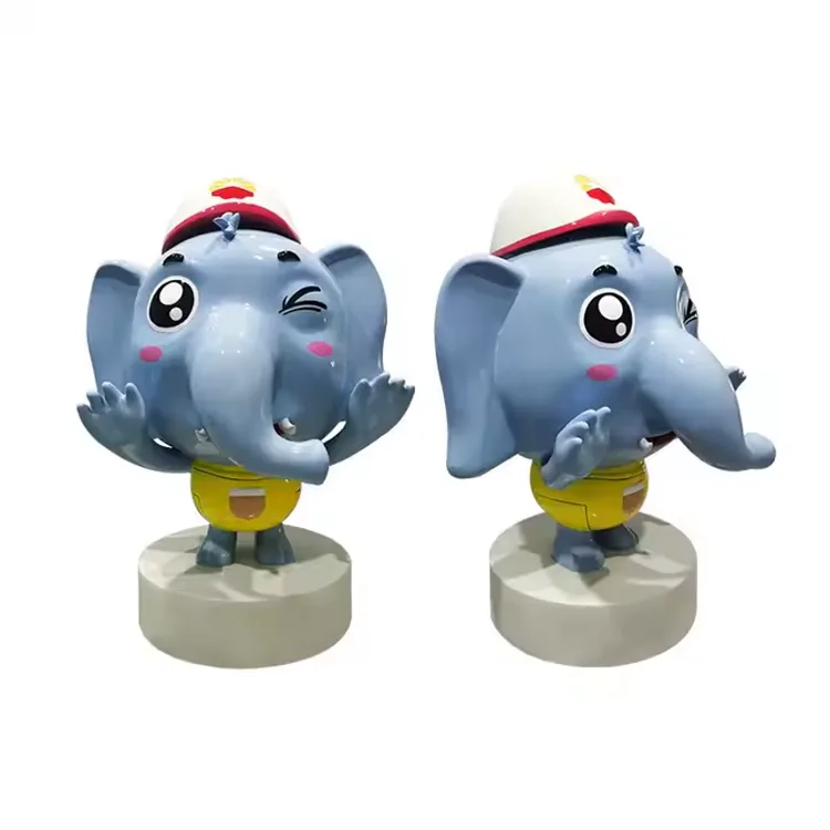 FRP Elephants Statues, Sculptures Ornaments | Outdoor – custom retail display image 3
