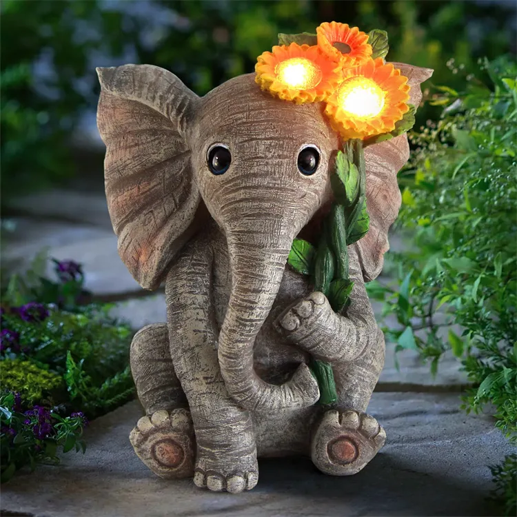 FRP Elephants Statues FRP Elephants Statues, Sculptures Ornaments | Outdoor – custom retail display image 54