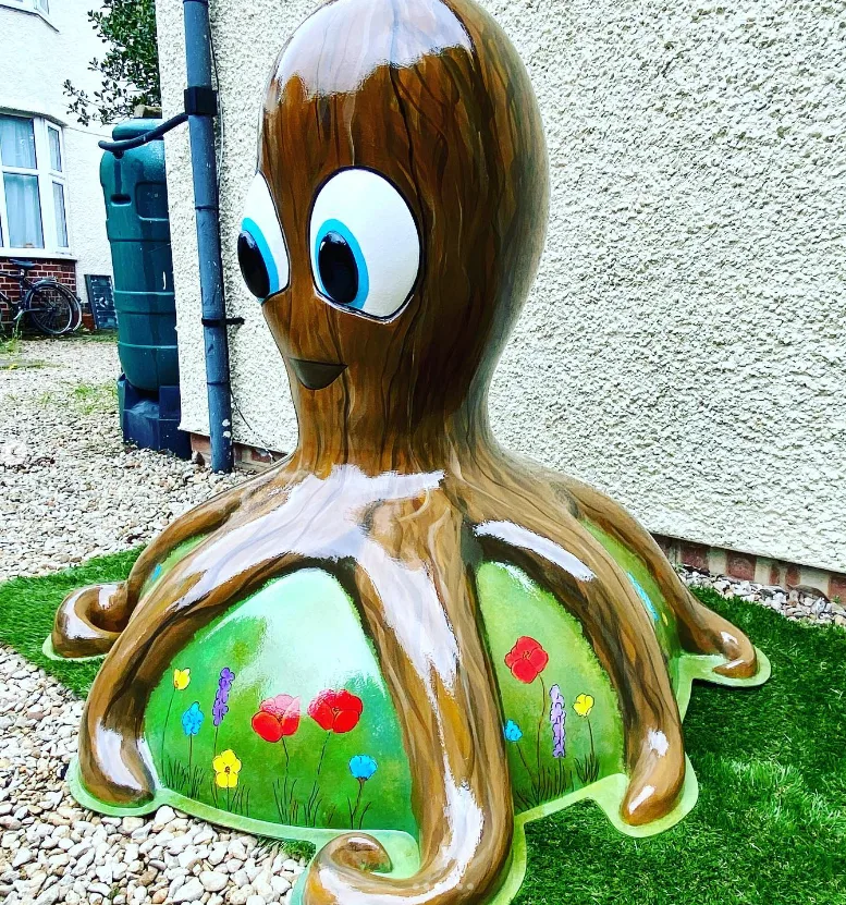 Octopus Sculpture For Sale | Frp Sea Life Statues – custom retail display image 1