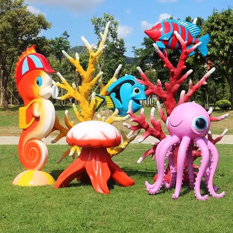 FRP Octopus Sculpture2 (4) Octopus Sculpture For Sale | Frp Sea Life Statues – custom retail display image 13