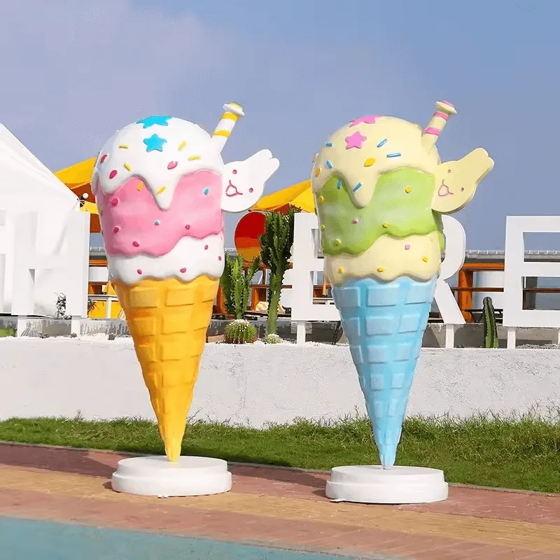 Gaint Ice Cream Props Statues | Fiberglass – custom retail display image 42