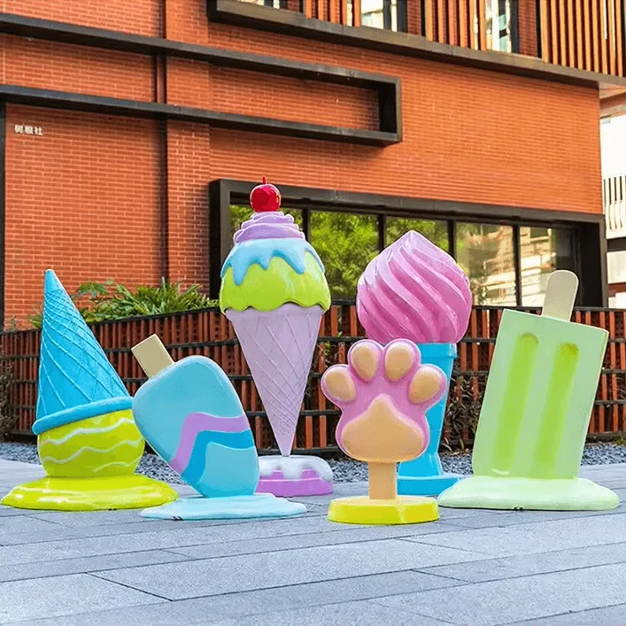 Gaint Ice Cream Props Statues | Fiberglass – custom retail display image 43