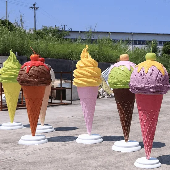 Gaint Ice Cream Props Statues | Fiberglass – custom retail display image 44