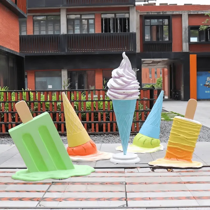 Gaint Ice Cream Props Statues | Fiberglass – custom retail display image 41