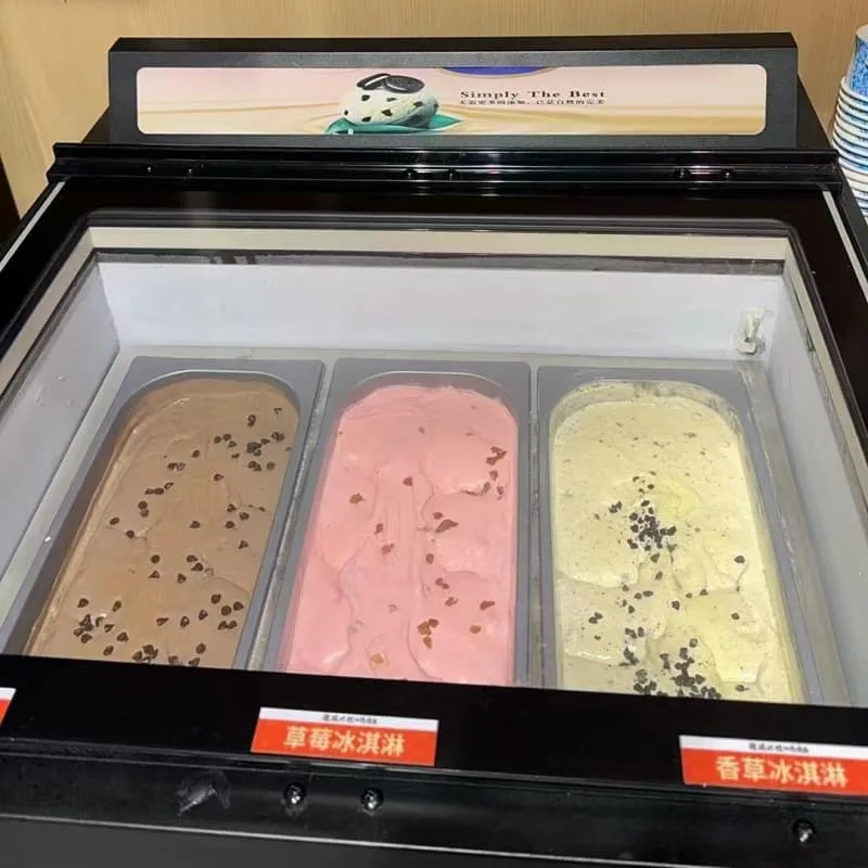Gelato Ice Cream Display Cases | Display Freezer For Sale – custom retail display image 13