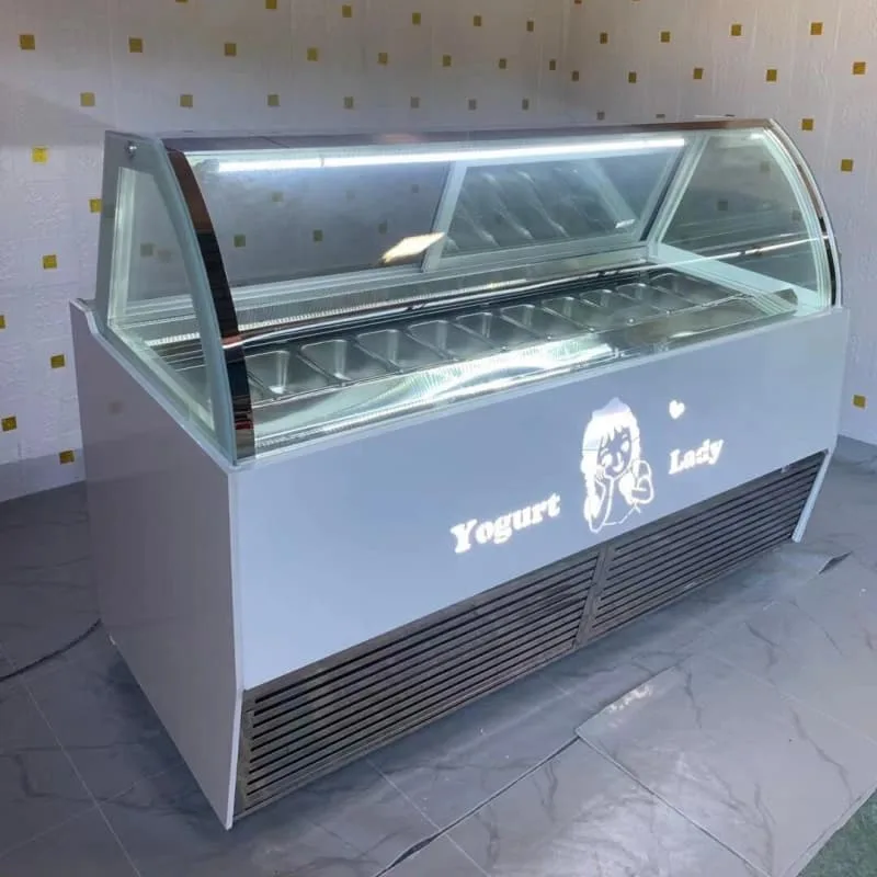 Gelato Ice Cream Display Cases | Display Freezer For Sale – custom retail display image 9