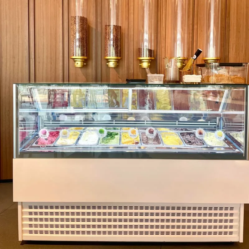 Gelato Ice Cream Display Cases | Display Freezer For Sale – custom retail display image 22