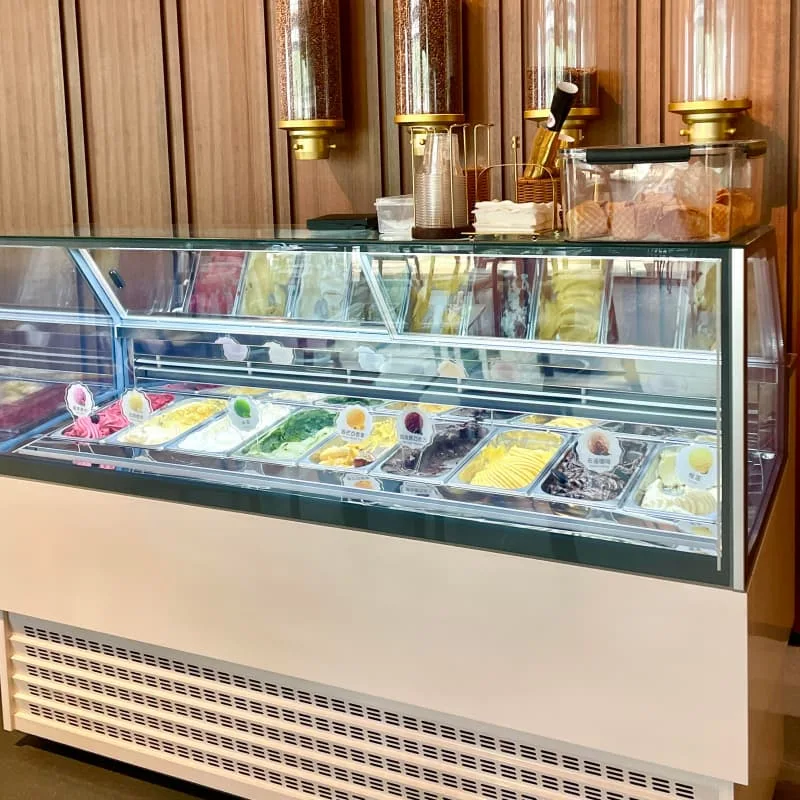 Gelato Ice Cream Display Cases | Display Freezer For Sale – custom retail display image 21