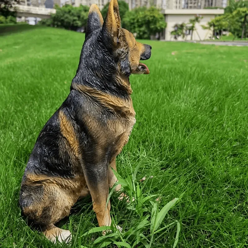German Shepherd Statues Sculpture | Large Outdoor – custom retail display image 1