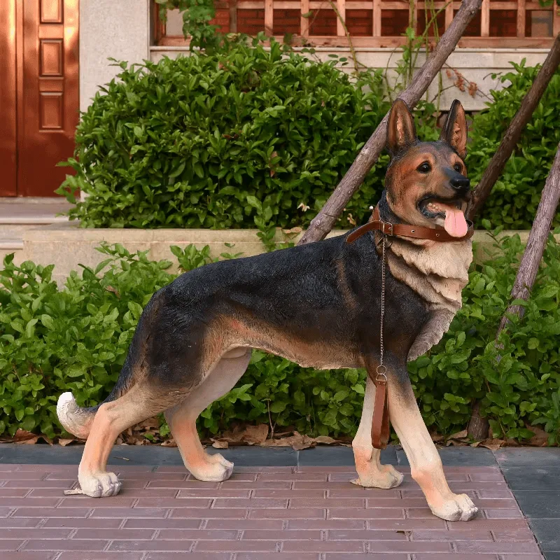 German Shepherd Statues Sculpture | Large Outdoor – custom retail display image 4