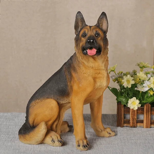 German Shepherd Statues (9) German Shepherd Statues Sculpture | Large Outdoor – custom retail display image 6