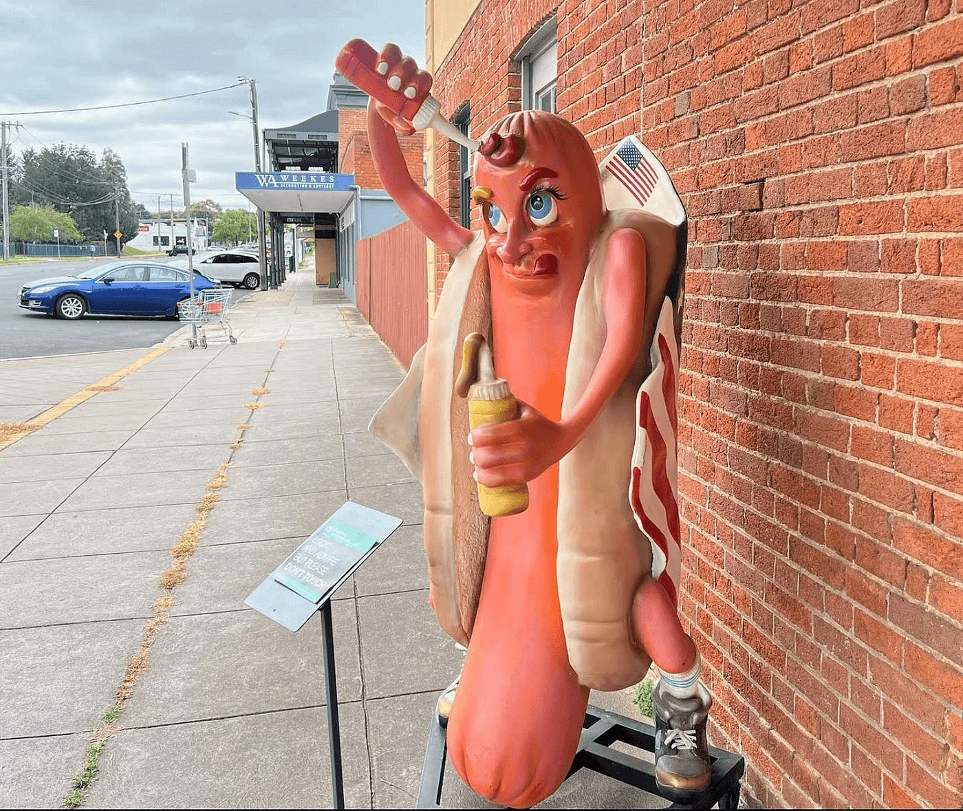 Giant Hot Dog Statues For Sale | Custom Fiberglass Sculptures – custom retail display image 18