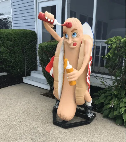 Giant Hot Dog Statues For Sale | Custom Fiberglass Sculptures – custom retail display image 19