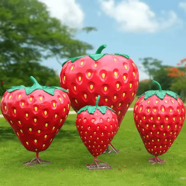 Giant strawberry statue (5) Giant Strawberry Statues Sculptures For Sale | Fiberglass – custom retail display image 37