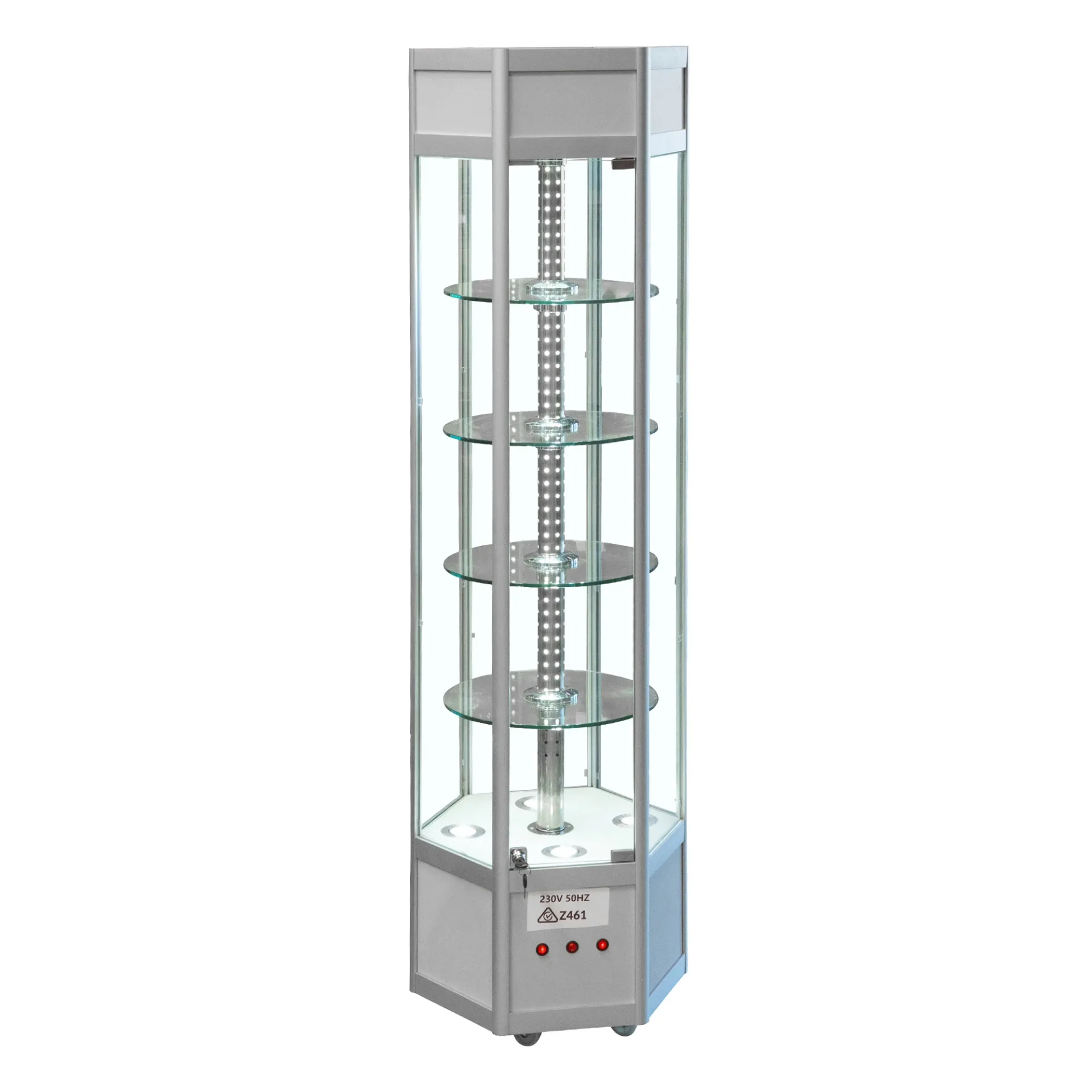 Rotating Display Cases, Showcases Cabinets | Glass Acrylic – custom retail display image 6
