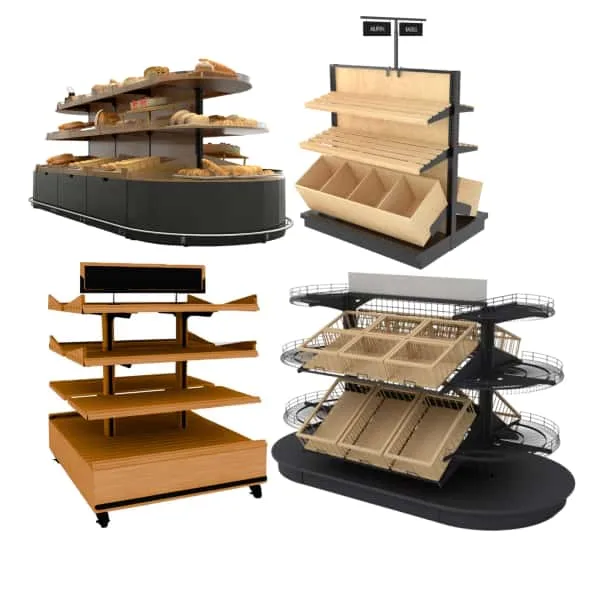Bakery Displays, Furniture Store Fixtures – Gondola Display Racks image 9
