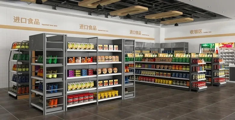Supermarket Displays, Grocery Store Fixtures Equipment – custom retail display image 22
