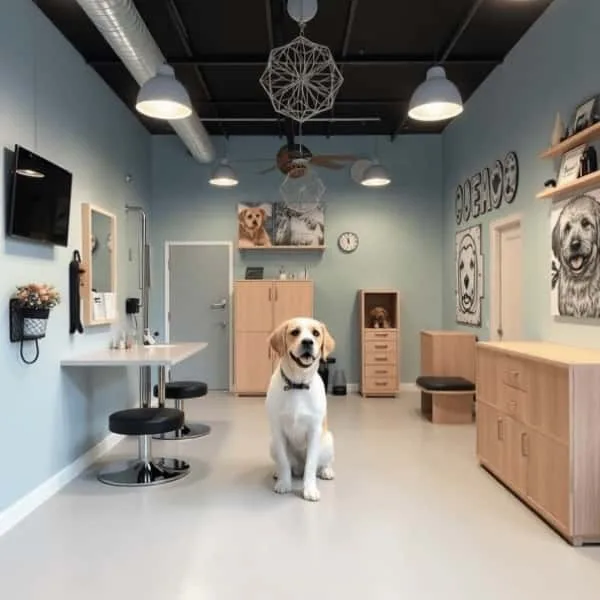 Displays, Fixtures Furniture For Service Industry – Pet Grooming Salon image 16