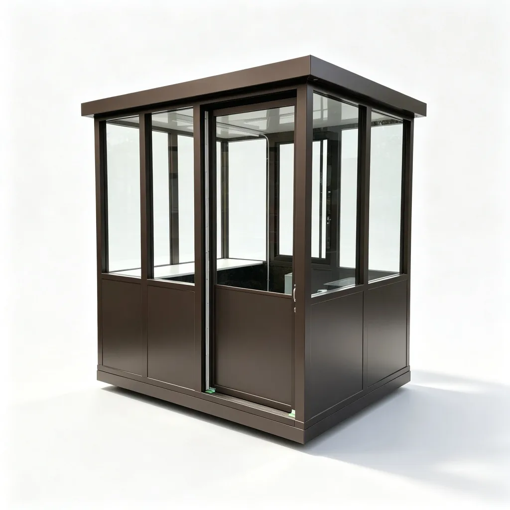 Prefab Guard House Security Booth For Sale – custom retail display image 22