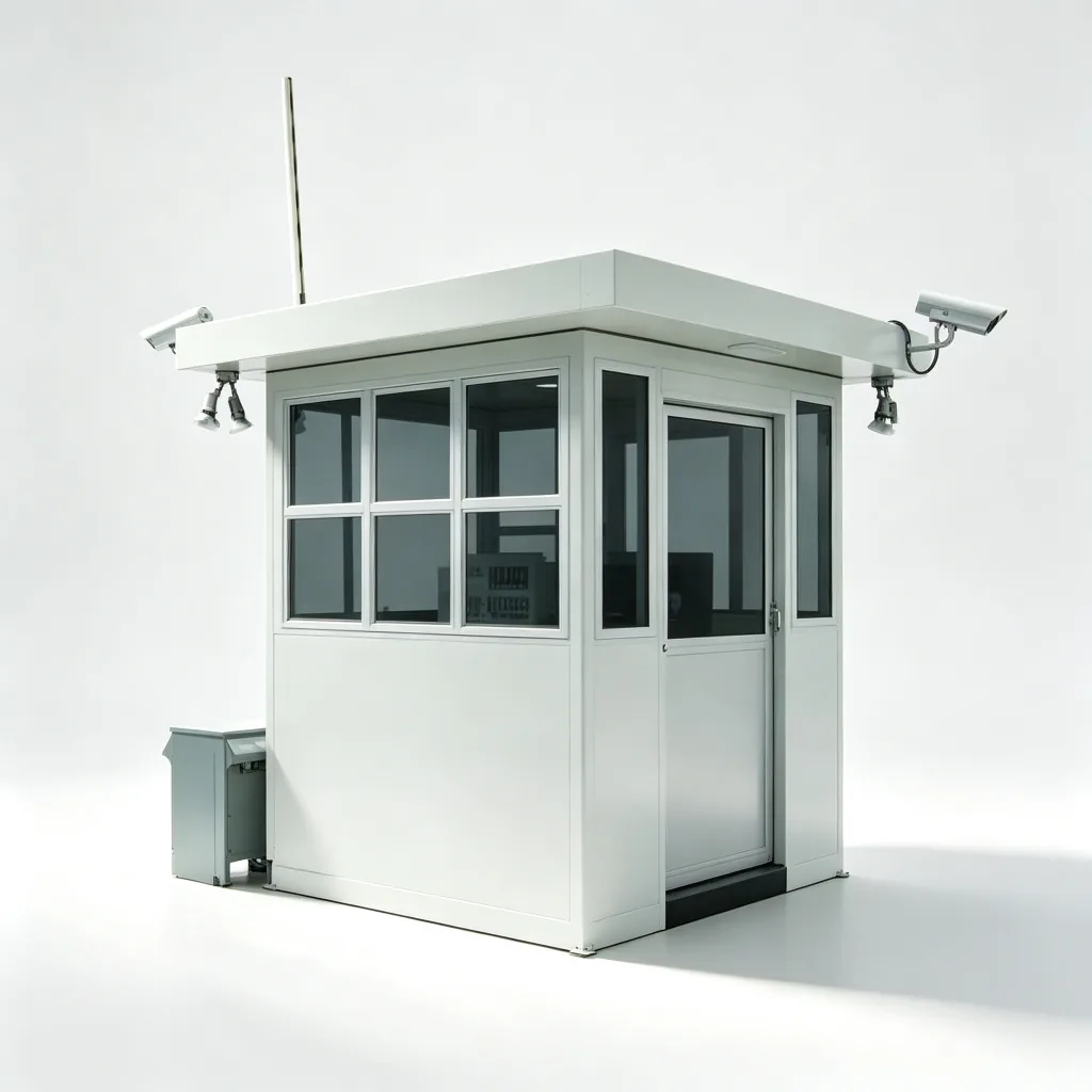Prefab Guard House Security Booth For Sale – custom retail display image 17