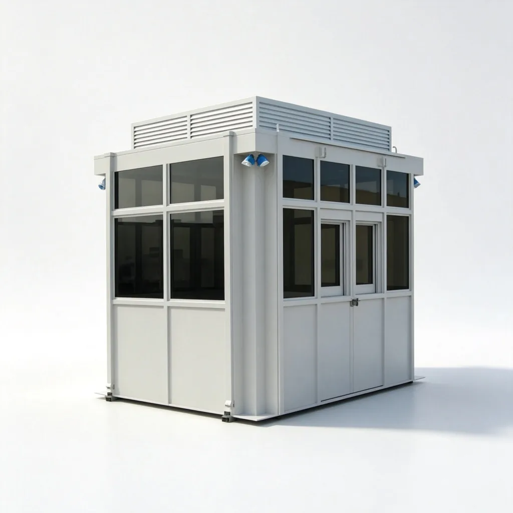 Prefab Guard House Security Booth For Sale – custom retail display image 14