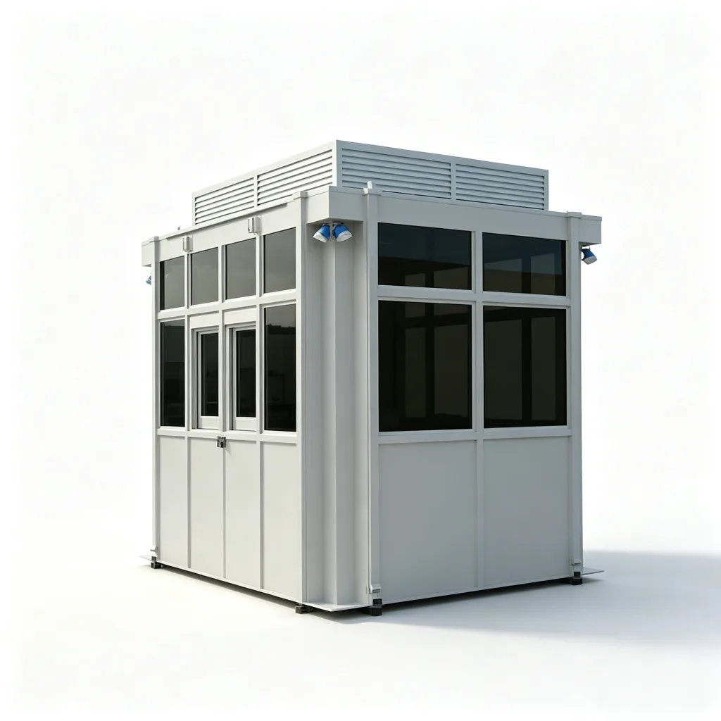 Prefab Guard House Security Booth For Sale – custom retail display image 13