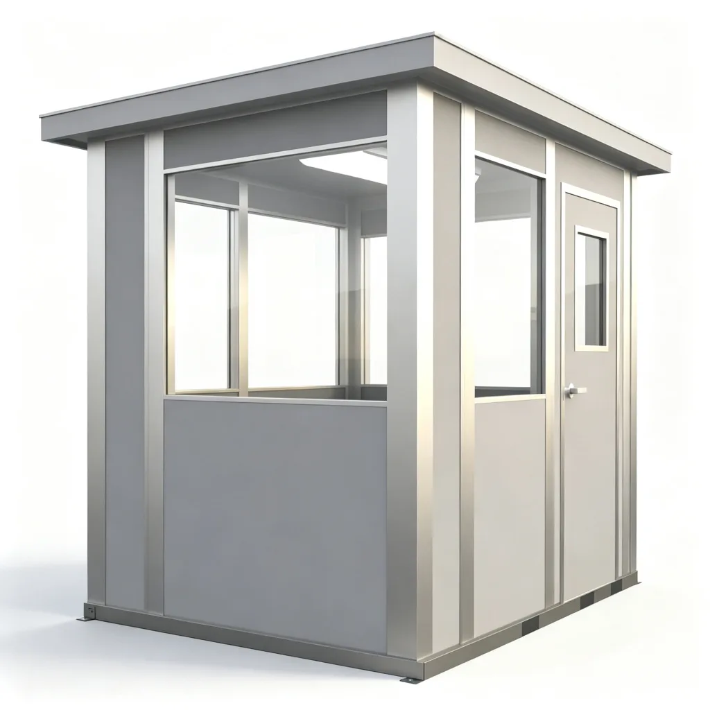 Prefab Guard House Security Booth For Sale – custom retail display image 9