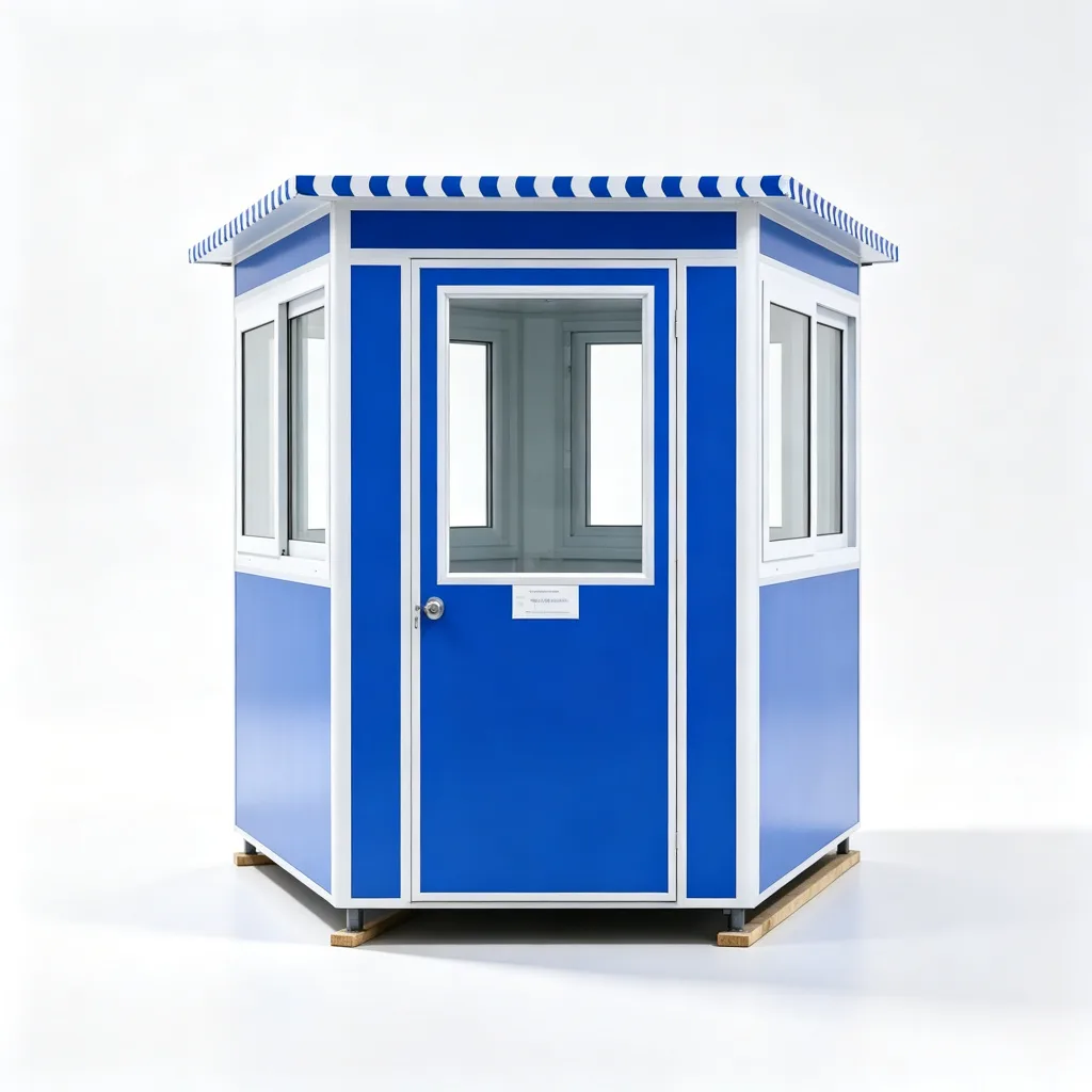 Prefab Guard House Security Booth For Sale – custom retail display image 6
