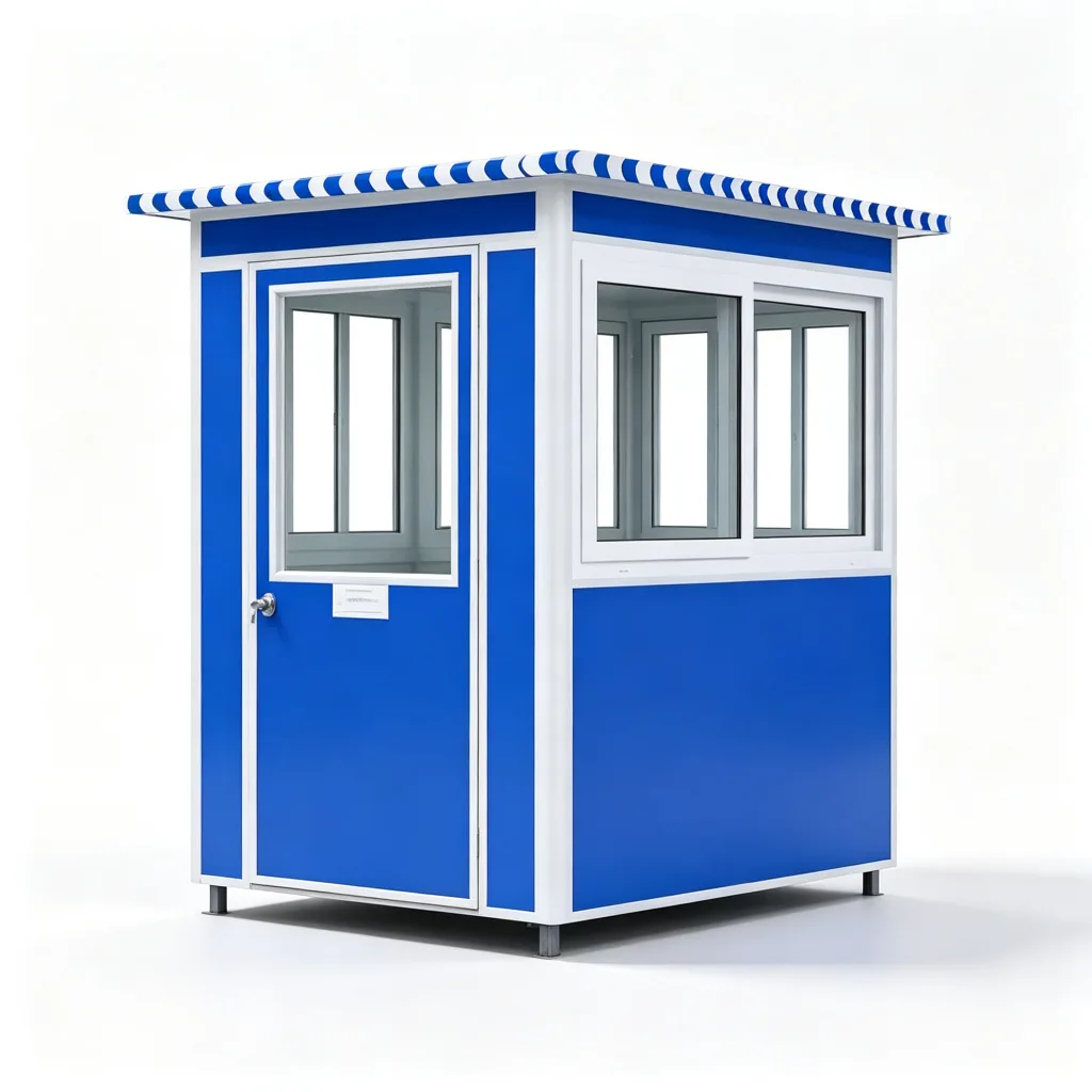 Prefab Guard House Security Booth For Sale – custom retail display image 5