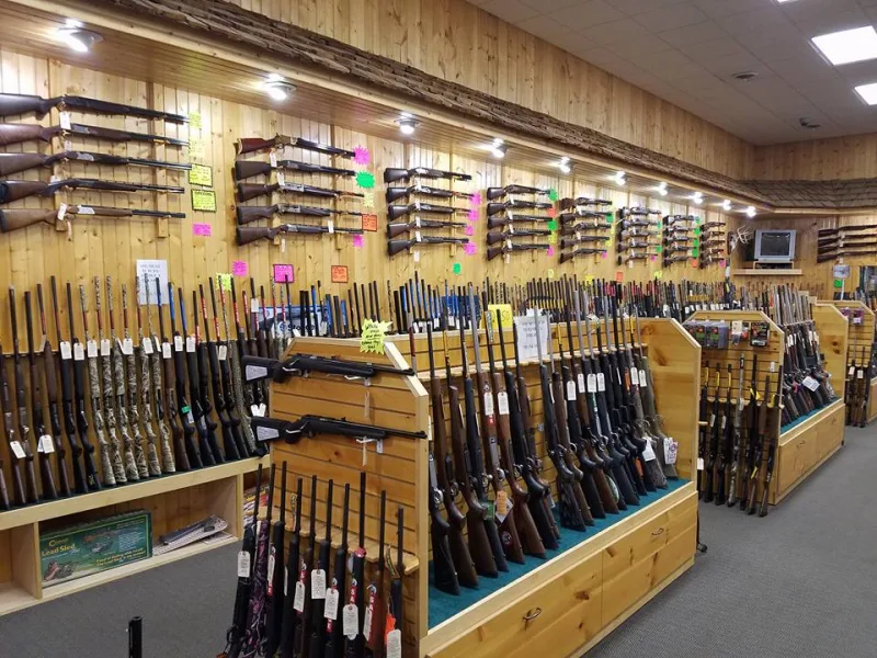Gun/Rifle Display Showcases Cabinets For Gun Retail Shops – custom retail display image 13