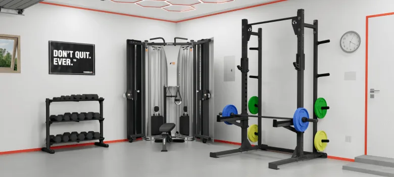 Gym Furniture, Fixtures Racking System – custom retail display image 4