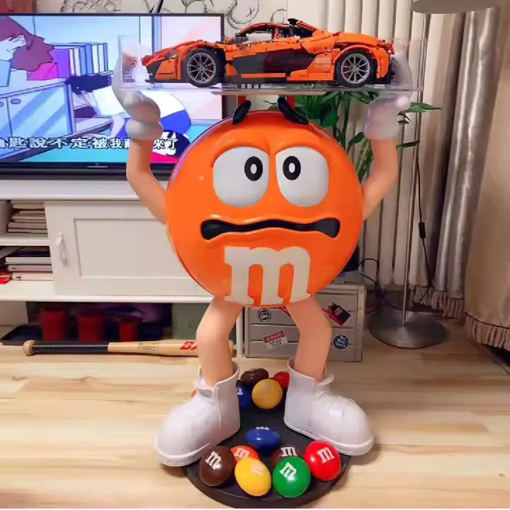 Giant M M Statue For Sale | Orange, Red, Yellow, Blue, Green – custom retail display image 29