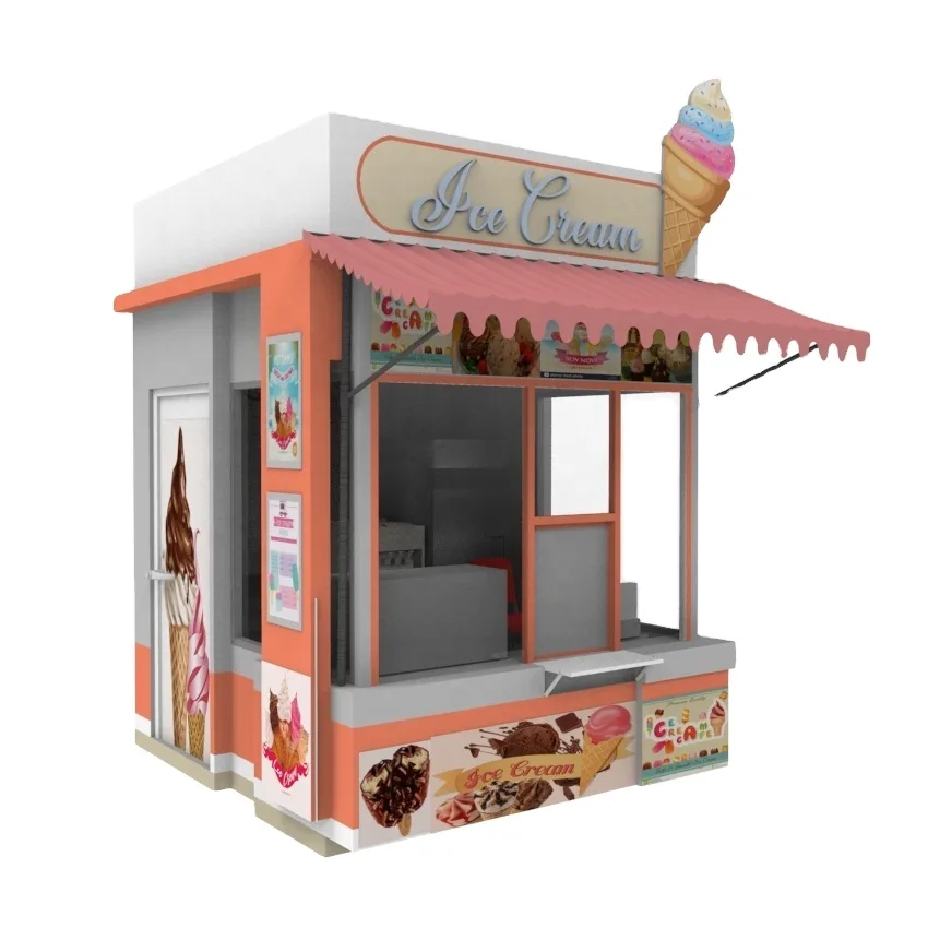 ice cream Ice Cream Kiosk – custom retail display image 29