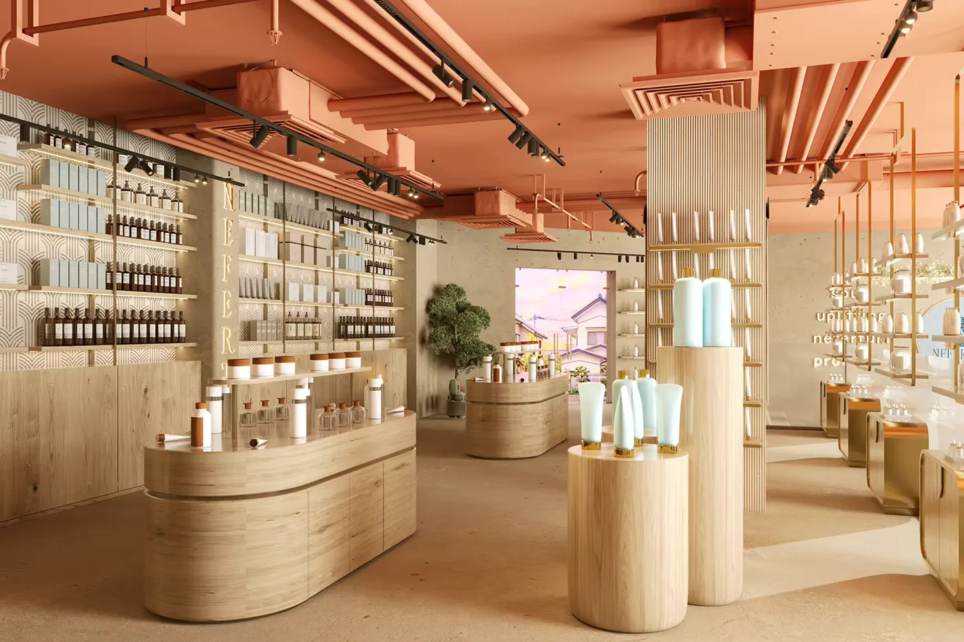 Cosmetic Shop Design Decoration Ideas – Houston Cosmetic Store Full Build | Custom Interior & Furniture Project image 6