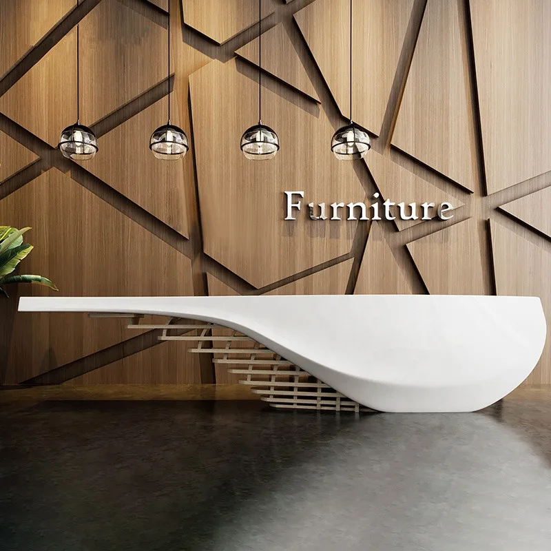 Modern Reception Desks, Counters Tables – custom retail display image 82