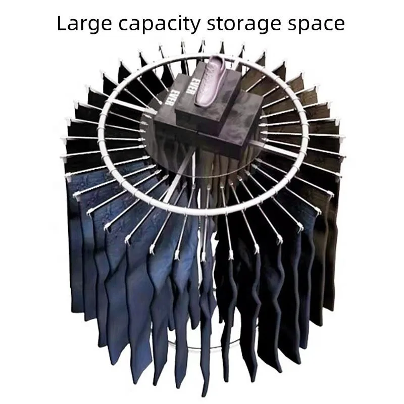 Clothing Display Stands For Shop | Gondola Racks Pedestals – Custom Circular Garment Racks & Stands | Modern Metal Display fo